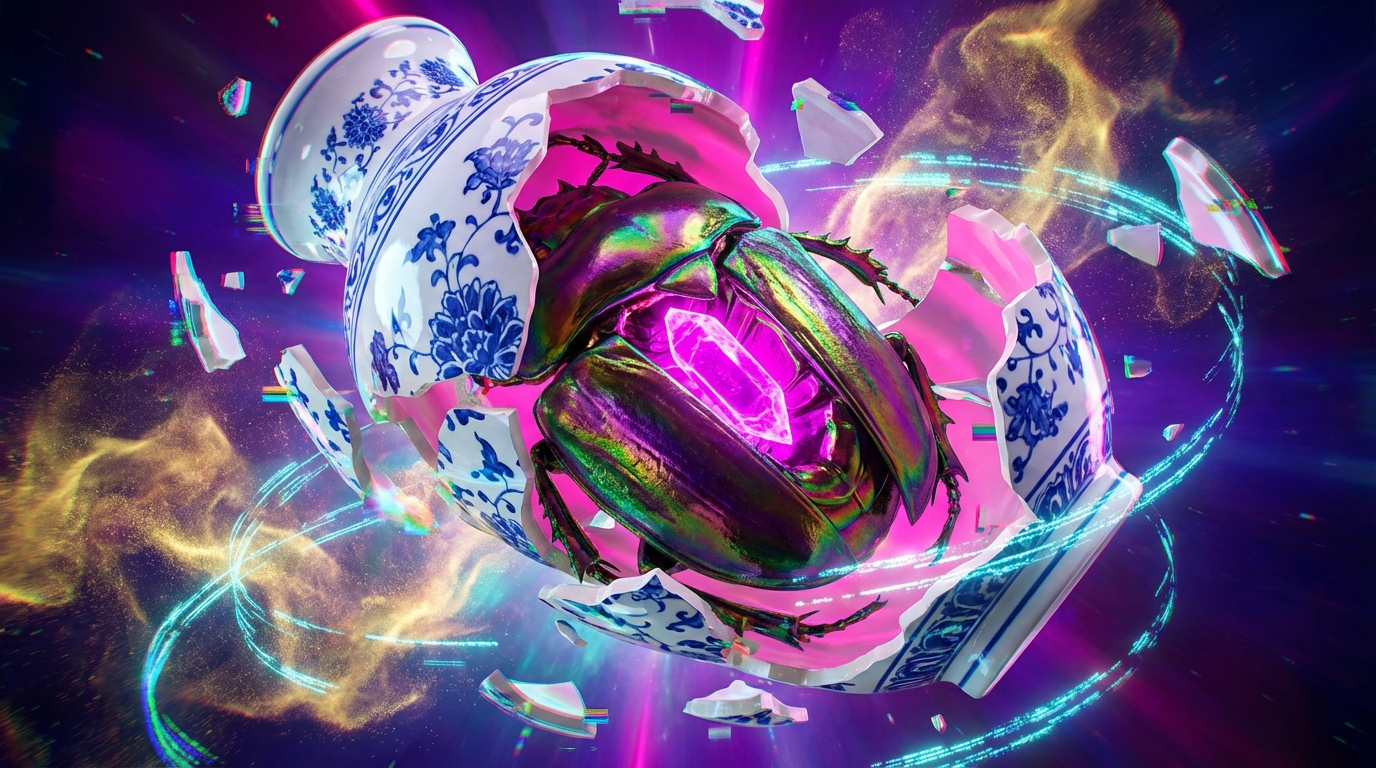 Generated artwork from porcelain-chitin-reliquary