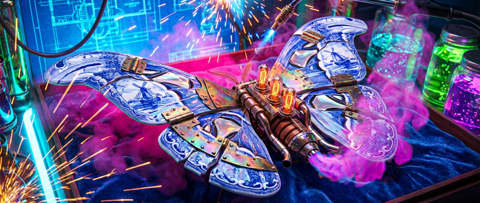 Generated artwork from porcelain-dieselpunk-taxidermy