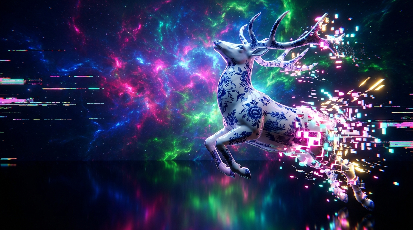 Generated artwork from porcelain-glitch-fauna