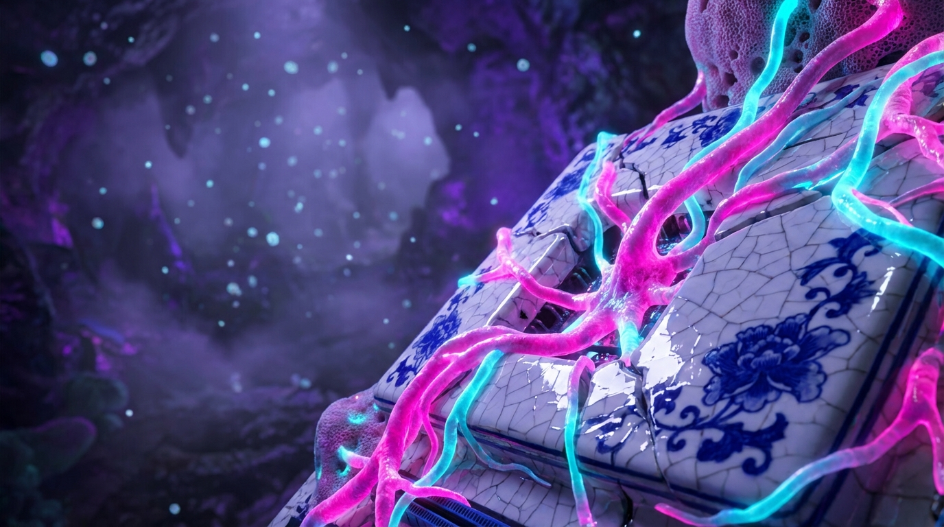 Generated artwork from porcelain-mainframe-mycelium