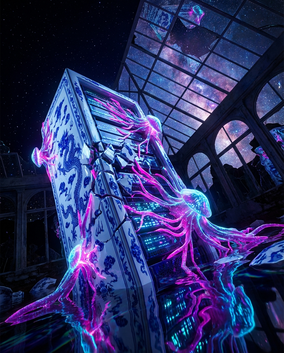 Generated artwork from porcelain-mainframe-mycelium