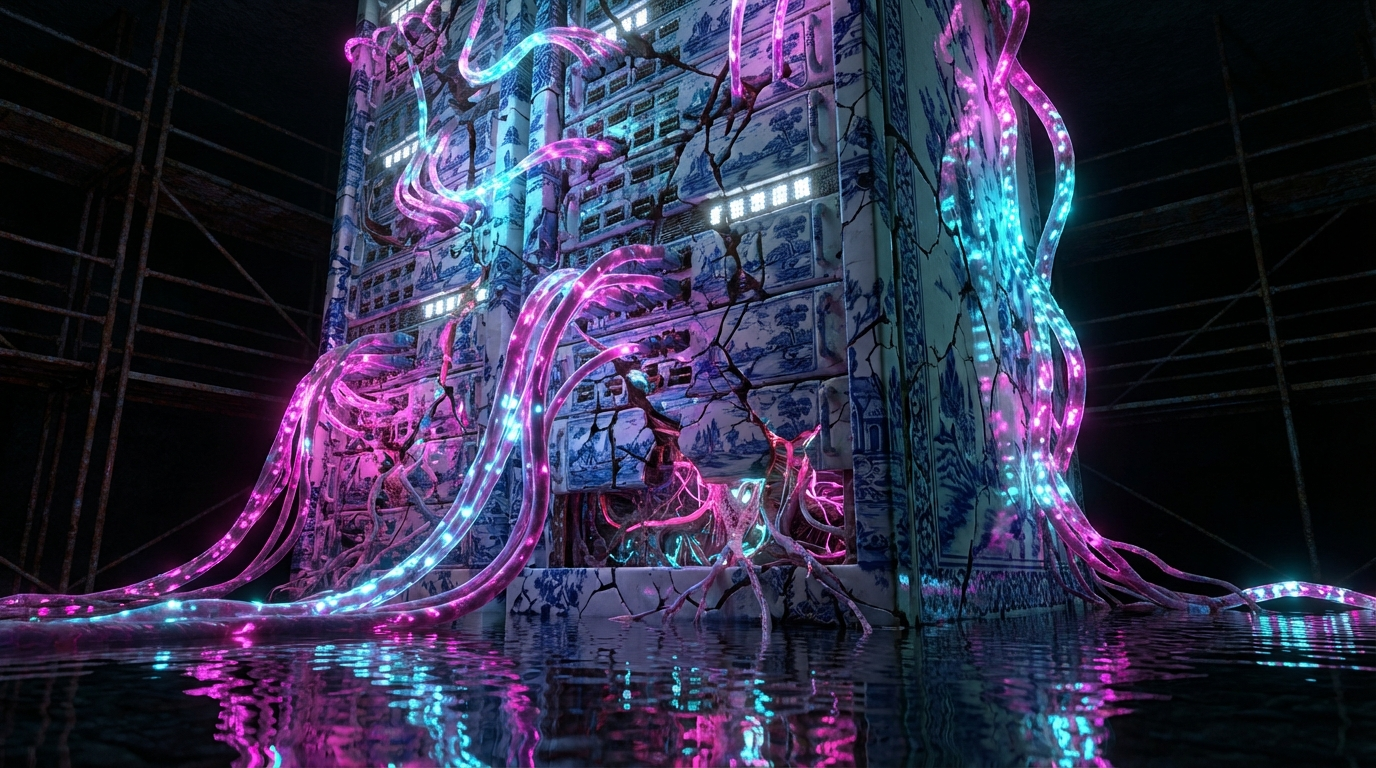 Generated artwork from porcelain-mainframe-mycelium