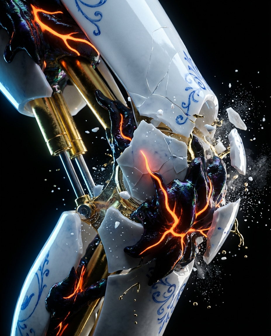 Generated artwork from porcelain-mecha-blight