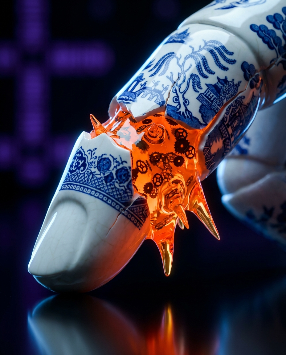 Generated artwork from porcelain-mecha-blight