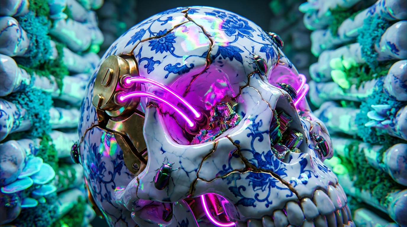 Generated artwork from porcelain-mecha-ossuary