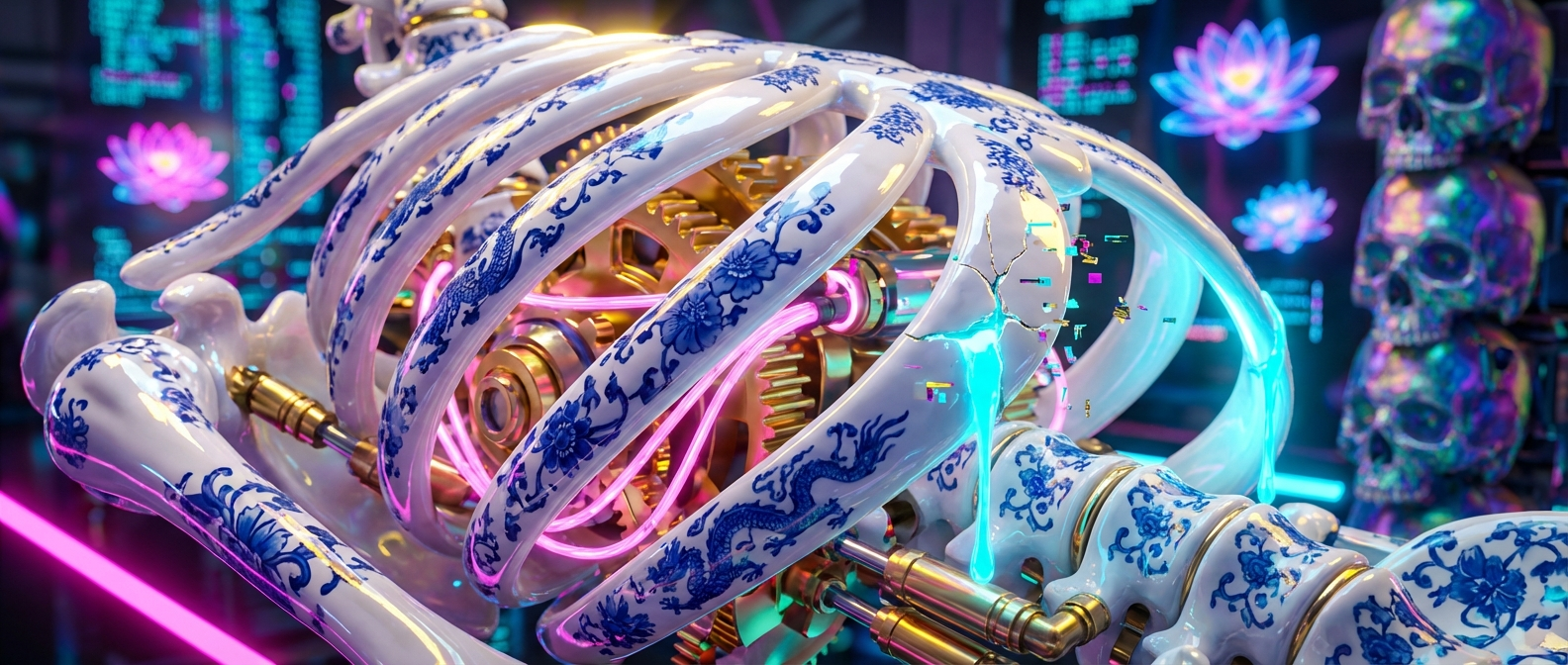 Generated artwork from porcelain-mecha-ossuary