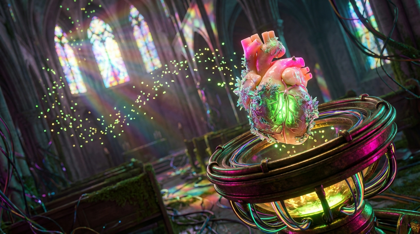 Generated artwork from silicone-lichen-reliquary