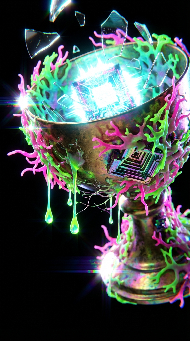 Generated artwork from silicone-lichen-reliquary