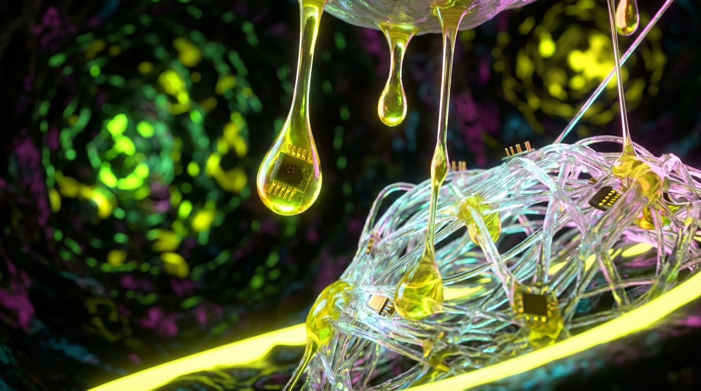 Generated artwork from sulfur-soaked-silk-circuitry