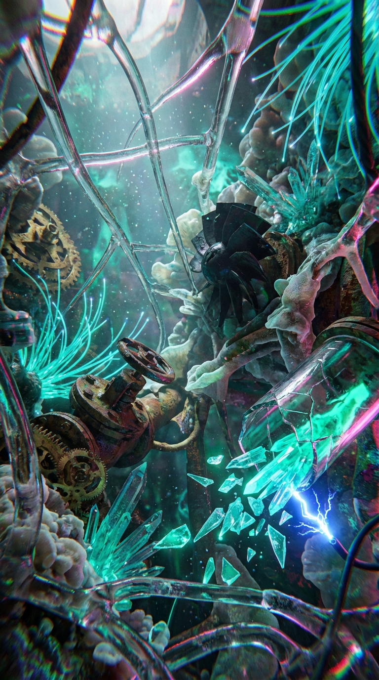 Generated artwork from vitrified-mycelial-engines